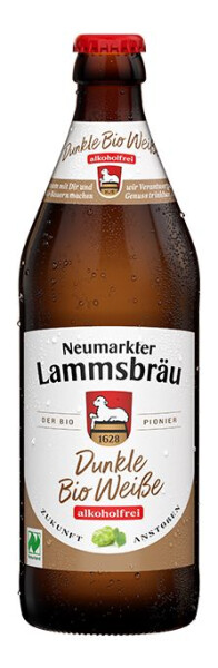 Neumarkter Lammsbräu Dunkle Bio Weiße alkoholfrei