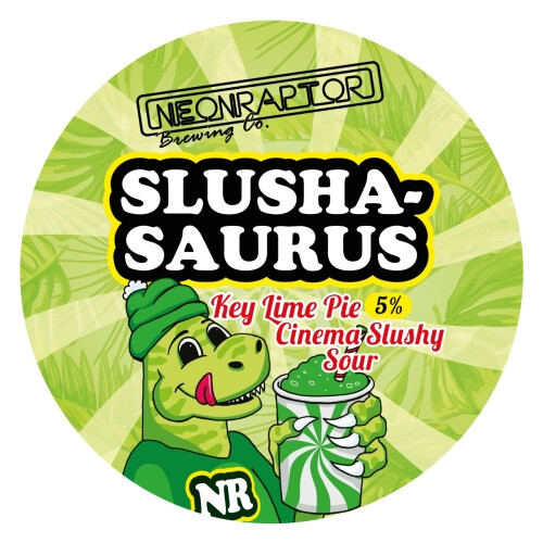 Neon Raptor Brewing Co. Slushasaurus - Key Lime Pie