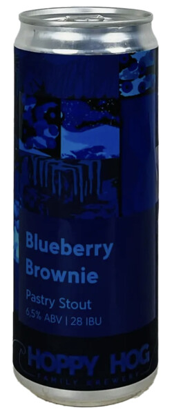Hoppy Hog Family Brewery Blueberry Brownie