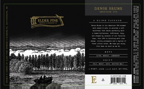 Elder Pine Brewing & Blending Dense Brume