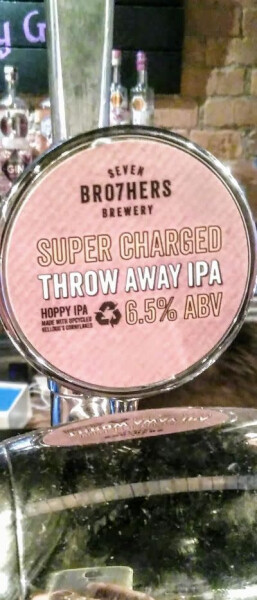 Seven Bro7hers Brewery Super Charged Throw Away IPA