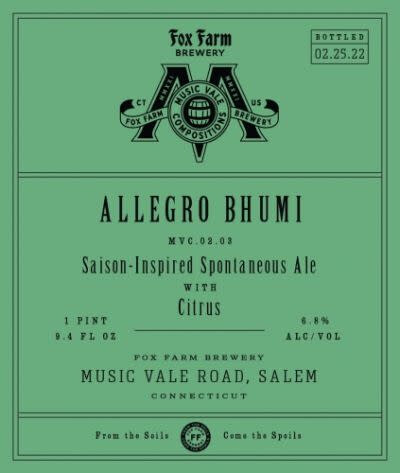 Fox Farm Brewery Allegro - Bhumi