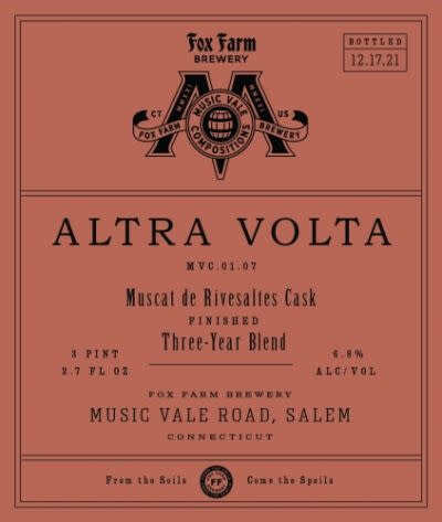 Fox Farm Brewery Altra Volta - Muscat