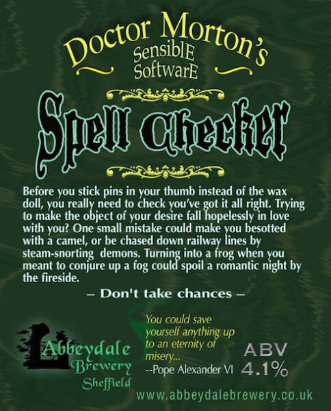 Abbeydale Brewery Doctor Morton's - Spell Checker