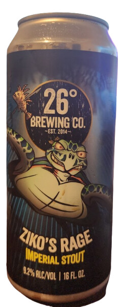 26° Brewing Company Ziko's Rage