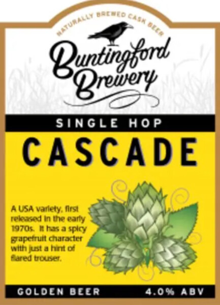 Buntingford Brewery Cascade