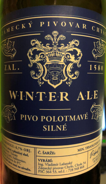 Zámecký pivovar Chyše Winter Ale
