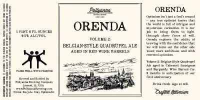 Pollyanna Brewing Company Orenda - Volume 2