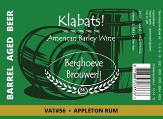 Berghoeve Brouwerij Klabats! - VAT#56: Appleton Rum