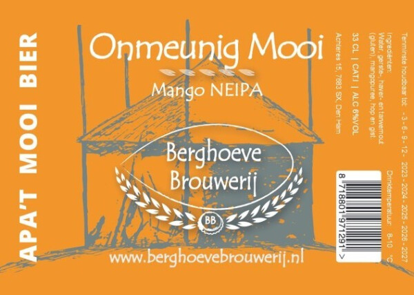 Berghoeve Brouwerij Onmeunig Mooi