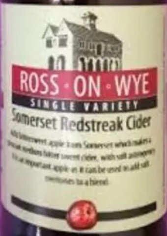 Ross On Wye Cider & Perry (Broome Farm) Somerset Redstreak Cider