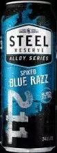 Miller Brewing Company Steel Reserve Alloy Series Spiked Blue Razz 211