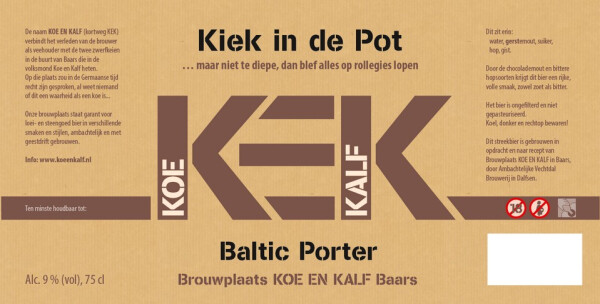 Brouwplaats Koe en Kalf Kiek In De Pot