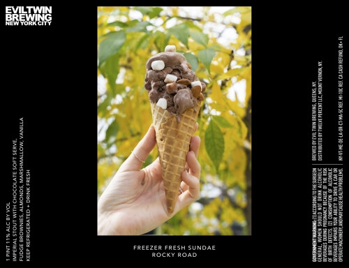 Evil Twin Brewing NYC Freezer Fresh Sundae - Rocky Road