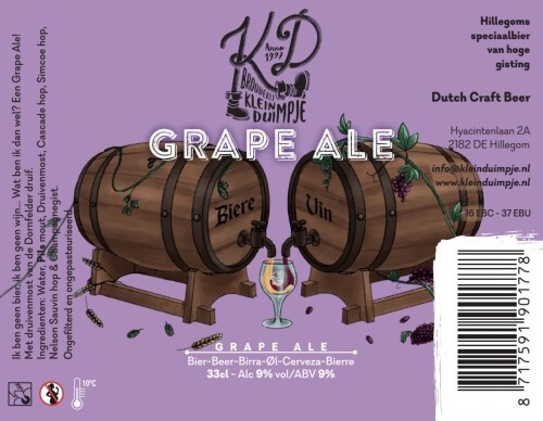 Brouwerij Klein Duimpje Grape Ale