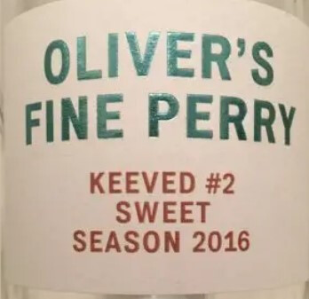Oliver's Cider & Perry Fine Perry - Keeved #2 Sweet Season 2016