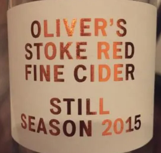 Oliver's Cider Stoke Red Fine Cider
