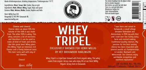 Het BrouwDOK Whey Tripel