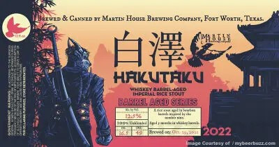 Martin House Brewing Company Hakutaku