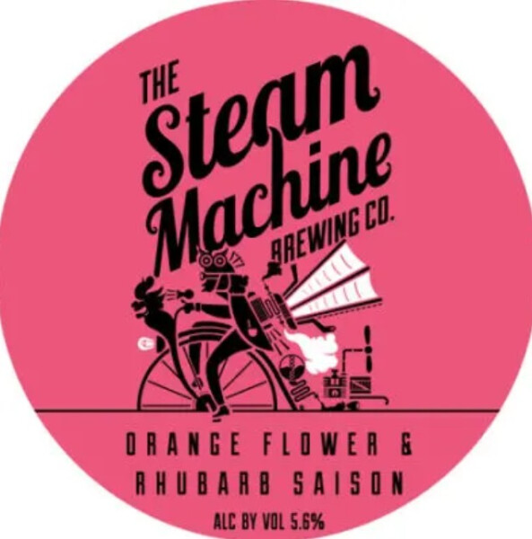 Steam Machine Brewing Co. Orange Flower & Rhubarb Saison