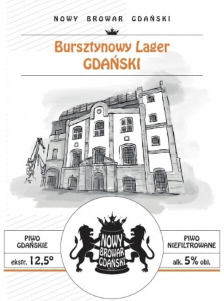 Nowy Browar Gdański Bursztynowy Lager Gdański