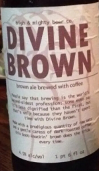 High & Mighty Beer Co Divine Brown