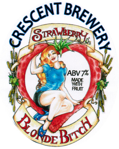 Crescent Brewery Strawberry Blonde Bitch