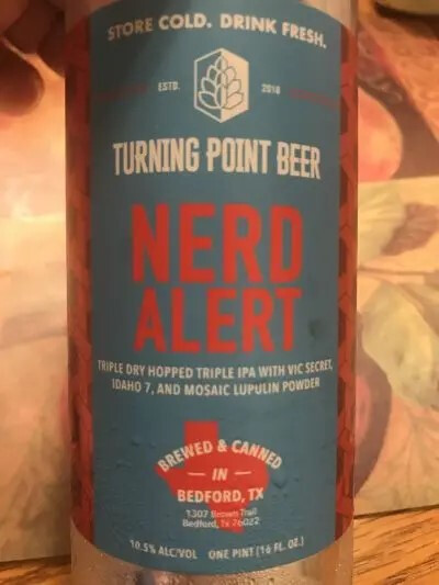 Turning Point Beer Nerd Alert