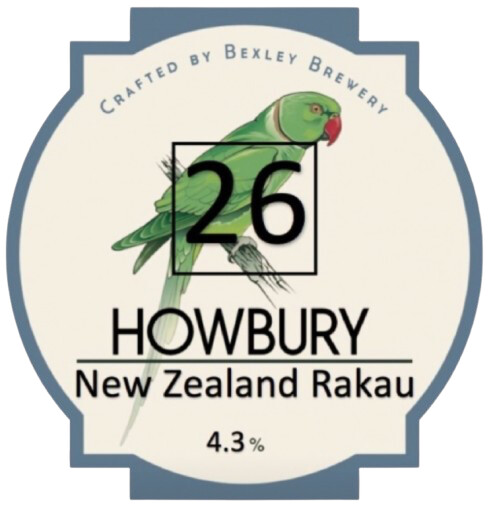 Bexley Brewery Howbury 26 - New Zealand Rakau