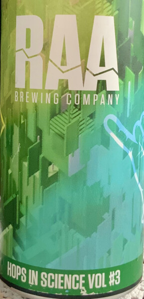 Raa Brewing Company Hops In Science vol #03