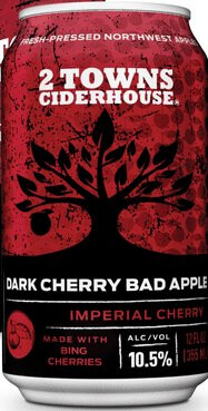 2 Towns Ciderhouse Dark Cherry Bad Apple