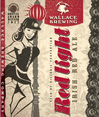 Wallace Brewing Company Red Light Irish Red