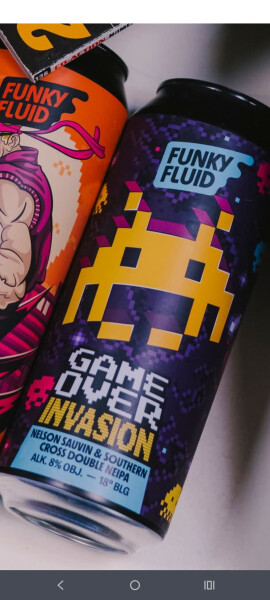 Funky Fluid Game Over: Invasion