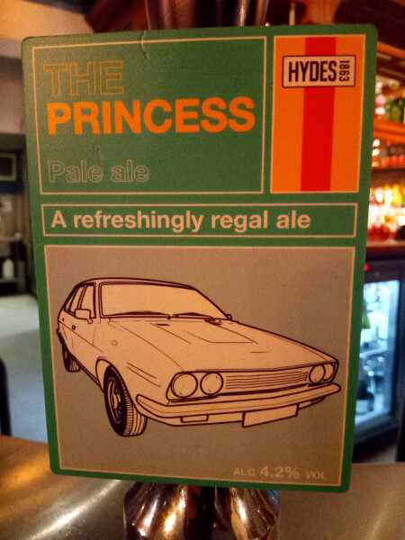 Hydes Brewery The Princess