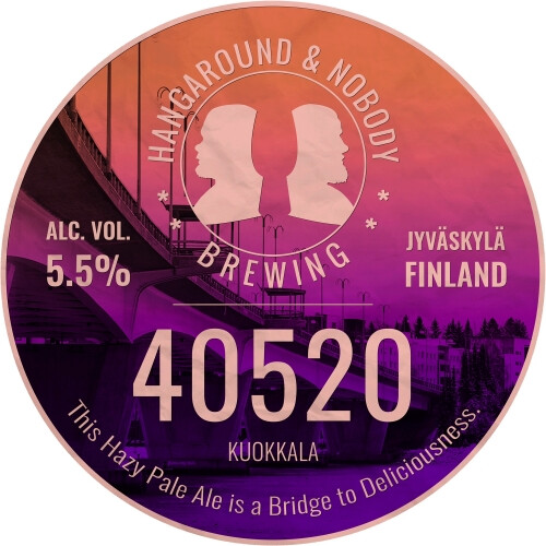Hangaround & Nobody Brewing 40520 Kuokkala