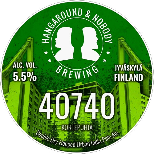 Hangaround & Nobody Brewing 40740 Kortepohja