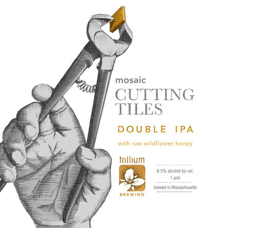 Trillium Brewing Company Cutting Tiles - Mosaic