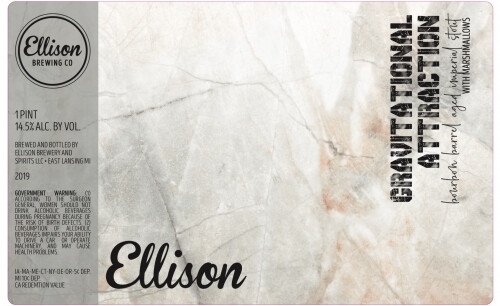 Ellison Brewery + Spirits Gravitational Attraction (2019)