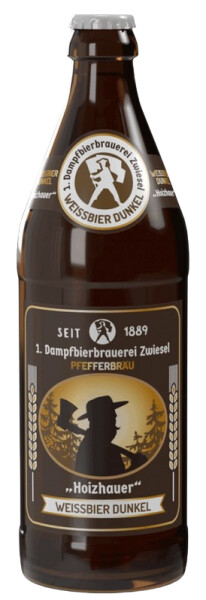 Erste Dampfbierbrauerei Zwiesel Hoizhauer Weissbier Dunkel