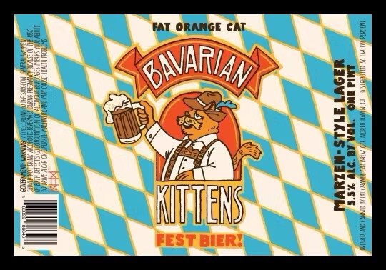 Fat Orange Cat Brew Company Bavarian Kittens
