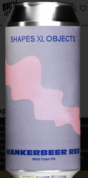 Shapes & Objects Beer Co Mankerbeer Red