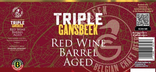 Gansbeek Brewing Co Triple - Red Wine Barrel Aged