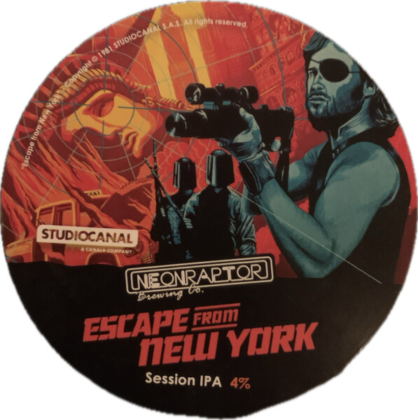 Neon Raptor Brewing Co. Escape From New York