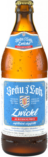 Brauerei Lohmeier (Bräu z'Loh) Zwickl Alkoholfrei