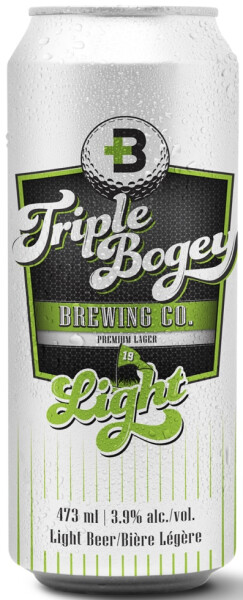 Triple Bogey Brewing & Golf Company Premium Lager Light