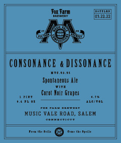 Fox Farm Brewery Consonance & Dissonance - Corot Noir