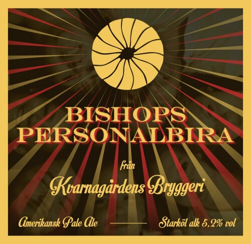 Kvarnagårdens Bryggeri Bishops Personalbira