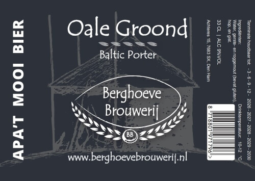 Berghoeve Brouwerij Oale Groond