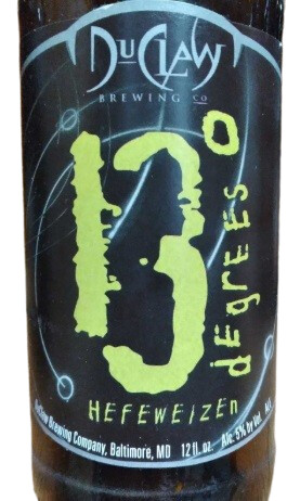 DuClaw Brewing Company 13°