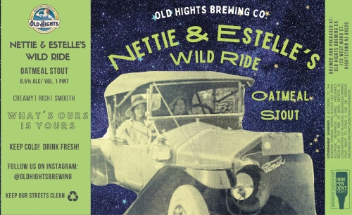 Old Hights Brewing Company Nettie & Estelle's Wild Ride